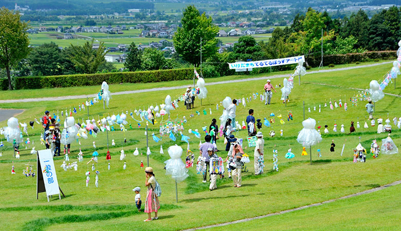 いけだまちてるてる坊主アート展