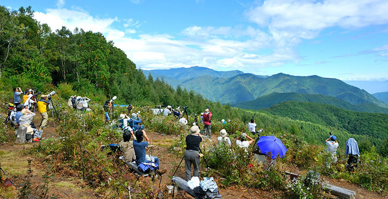 松本市奈川　タカ見の広場