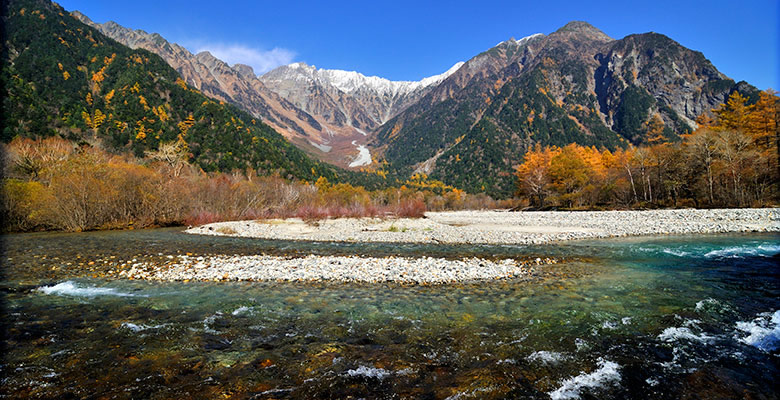 上高地 　穂高連峰