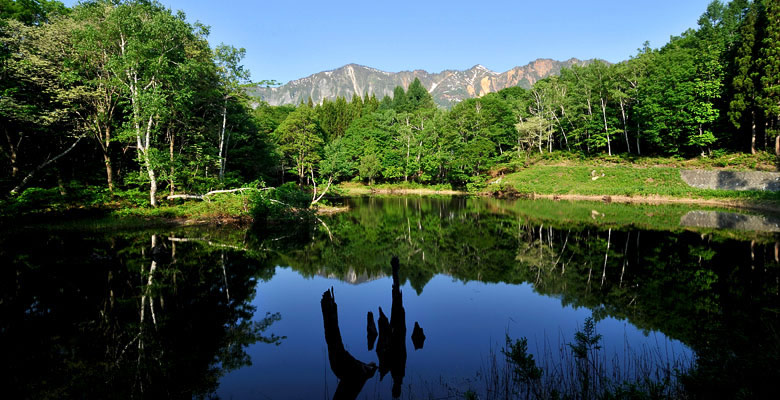 秋山郷　天池