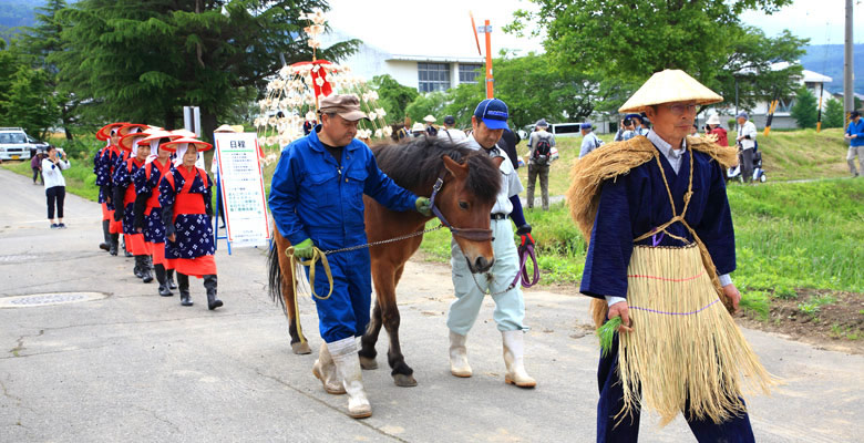 木島平村お田植えまつり