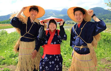 木島平村お田植えまつり