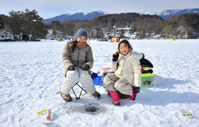 ワカサギ釣り