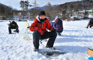 ワカサギ釣り