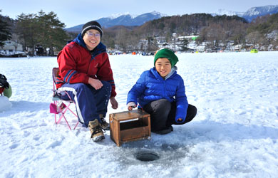 ワカサギ釣り