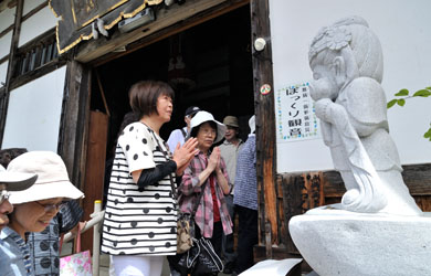 飯山市戸狩温泉　あじさい寺、ぽっくり観音