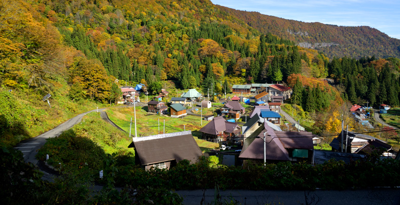 秋山郷結東地区