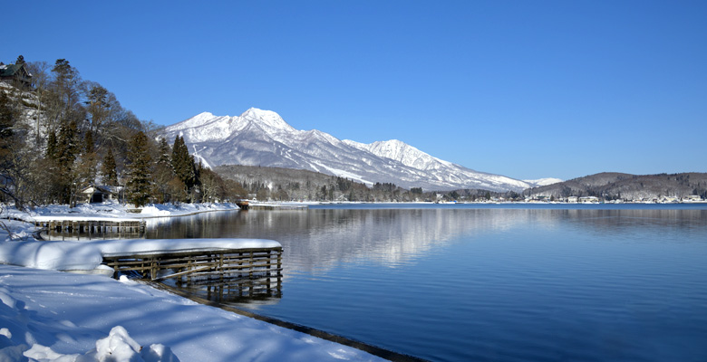 野尻湖,妙高山