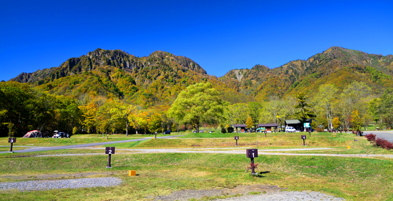 秋の戸隠キャンプ場