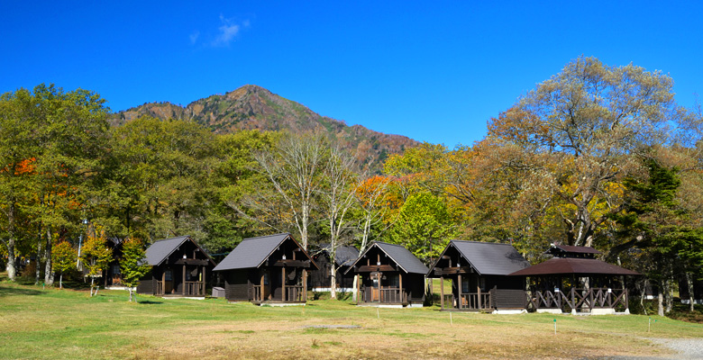 秋の戸隠キャンプ場