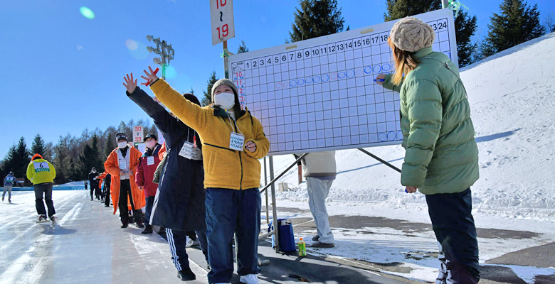 氷上トライアスロン小海大会